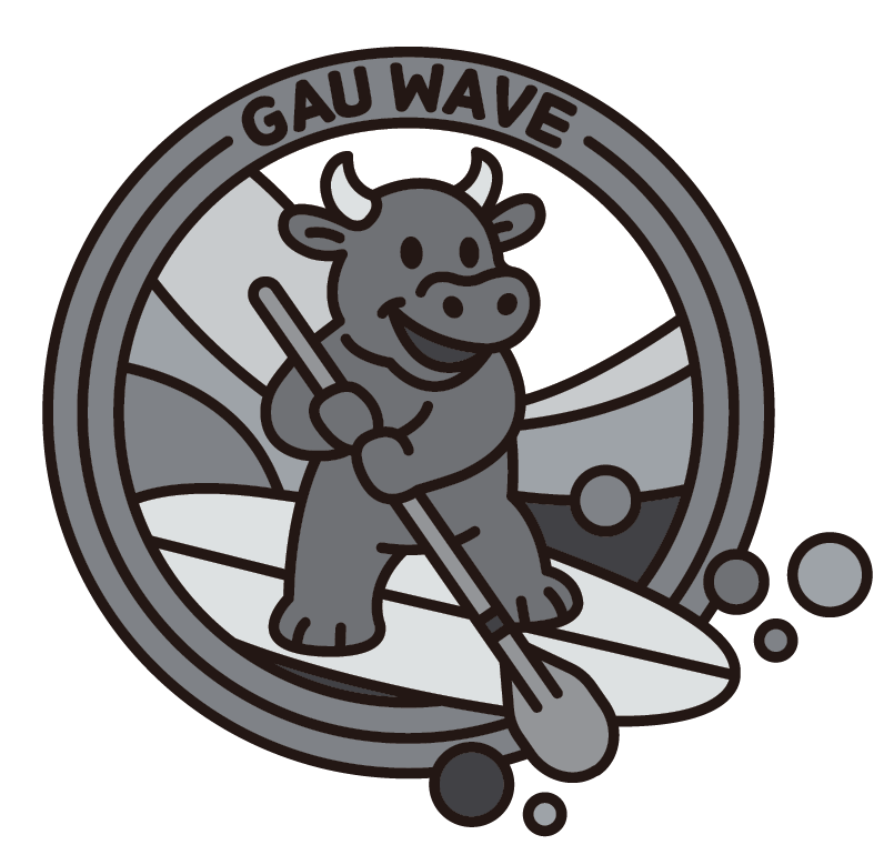 GauWave - 강진 가우도 SUP 패들보드 체험 전문 업체 로고